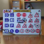 Eğitici Trafik Levhaları ve İşaretleri - Açıklamalı Ahşap Oyuncak Puzzle