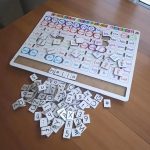 Ahşap İngilizce Eğitim Seti (İngilizce Öğreniyorum Tableti) - (Büyük Ölçü 39x29 Cm)