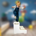 Mdf Basamak Tabure Çocuk Bebek Tabure Banyo Wc Lavabo Merdiven Yükseltici