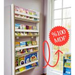 Natural 4 Raflı Kitaplık - Çocuk Odası Için Keşfet & Öğren Kitaplığı - 4 Raflı Montessori Kitaplık