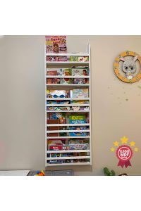 Carmen 5 Raflı Kitaplık Montessori Kitaplık Çocuk Odası Kitaplık